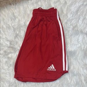 Red Adidas Athletic Shorts